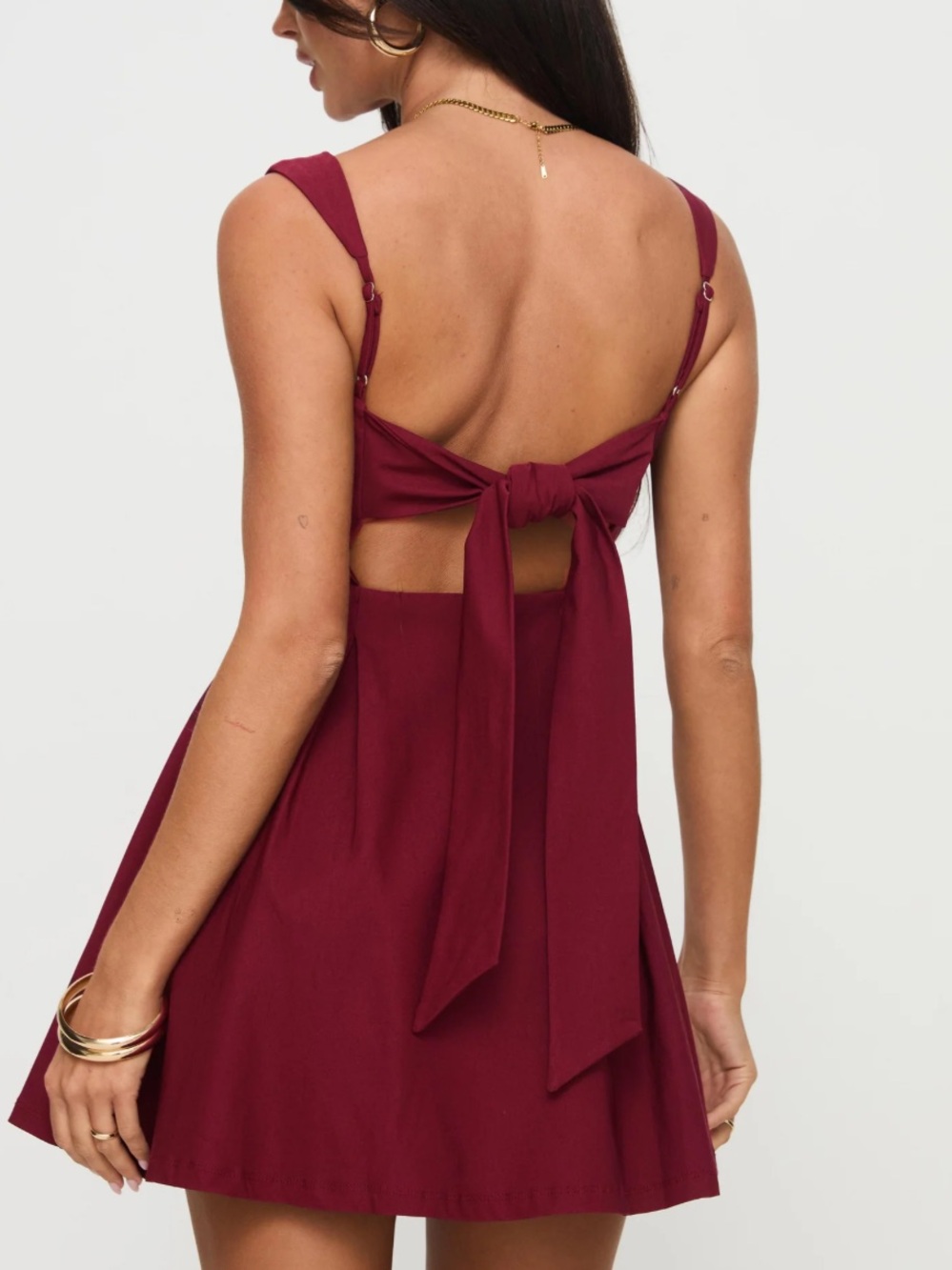 Princess Polly Xanthus Mini Dress Red - Picture 3 of 7